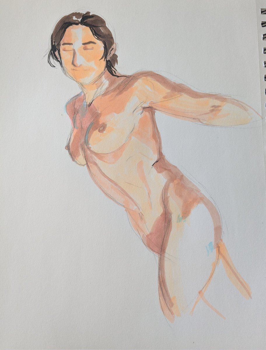 Noland_Cartoons's tweet photo. More marker use. I still think I preferred watercolor or gouache but they are fun to mess around with. I'm pretty happy with the figure drawings https://t.co/ciWJBgoPwN