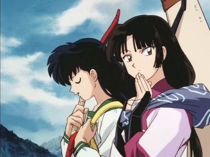 || Sango and Kagome these girls are total sisters, they both have a sisterly bond and Sango is lucky to have her, who knows what could’ve happen if she didn’t.