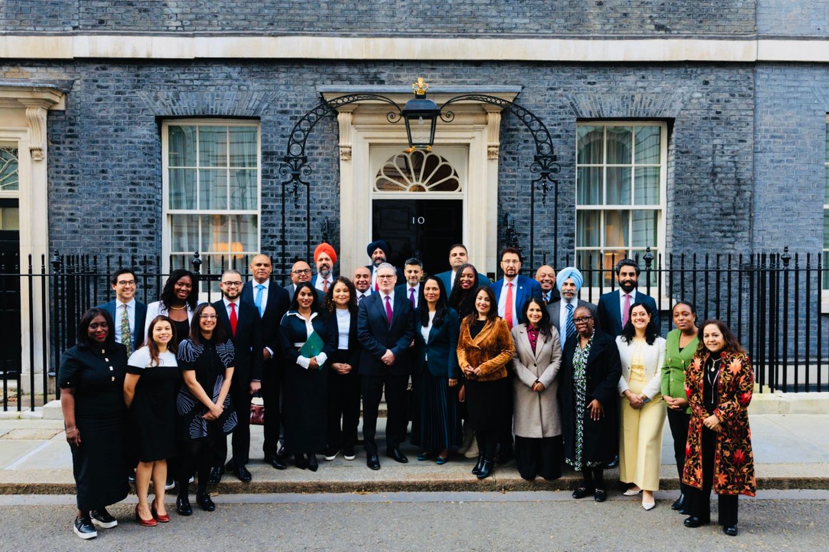 TanDhesi's tweet image. Grateful to the #PrimeMinister for his time to meet our group of Black and Asian ethnic minority Labour MPs in Downing Street to discuss issues important to our constituents, along with ways to tackle racism and strengthen #community cohesion in the country.