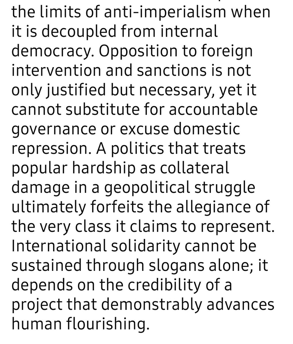 An anti-imperialist /anti-war movement that cannot face or deal with contradictions is doomed to be hollow.