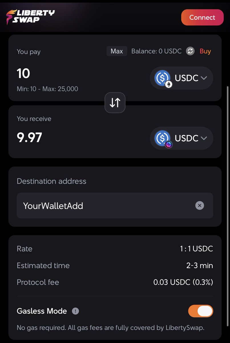 Liberty Swap ⚡️ Bridge2Pulse™️ Zero-Fee DEX tweet media
