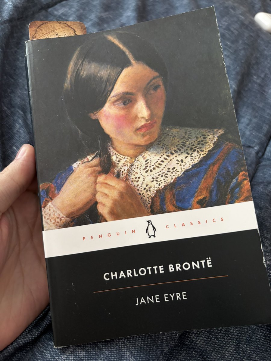 murphreads's tweet image. This is the first book I’ve read in years where I’m upset when I have to go to sleep instead of reading more lol. I can see why Jane Eyre is so beloved