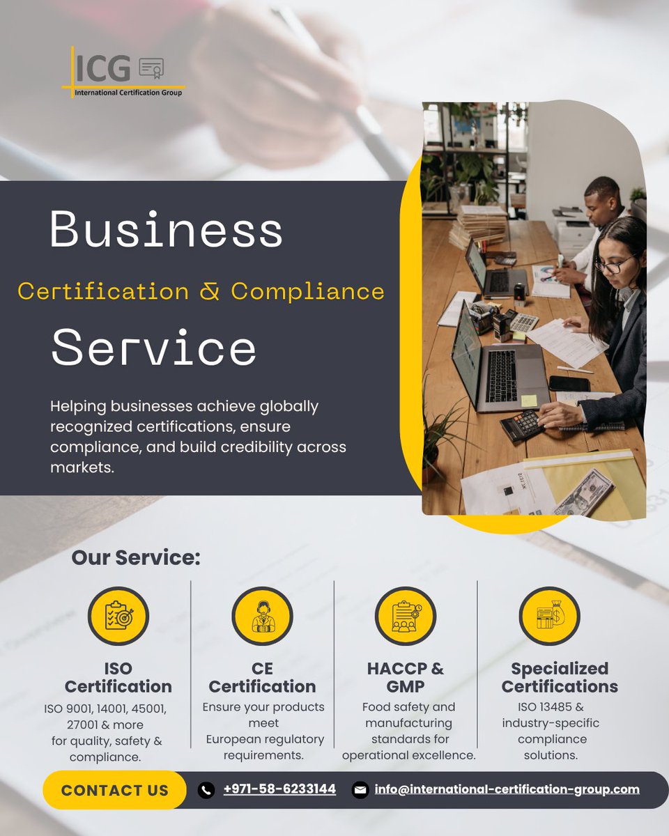 ICGCertgroup's tweet image. Behind every successful business…
There’s a strong system.

Not just processes -
but compliance, structure, and consistency.

That’s what builds trust.

#ISO #Compliance #BusinessGrowth #Standards #ICG