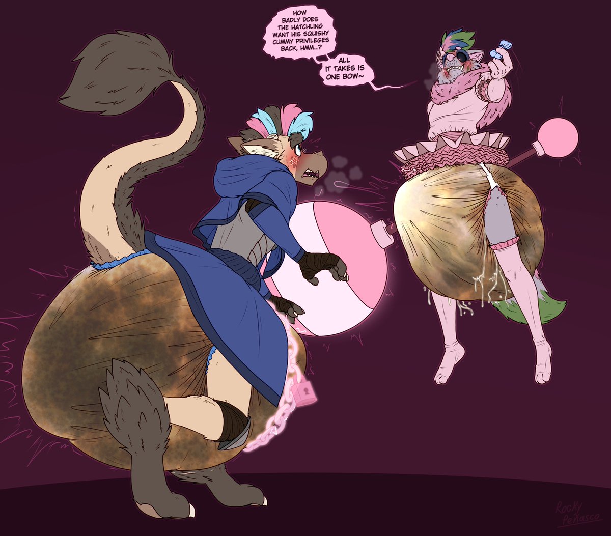 Judgy Pamper Butt (Has Returned) tweet media