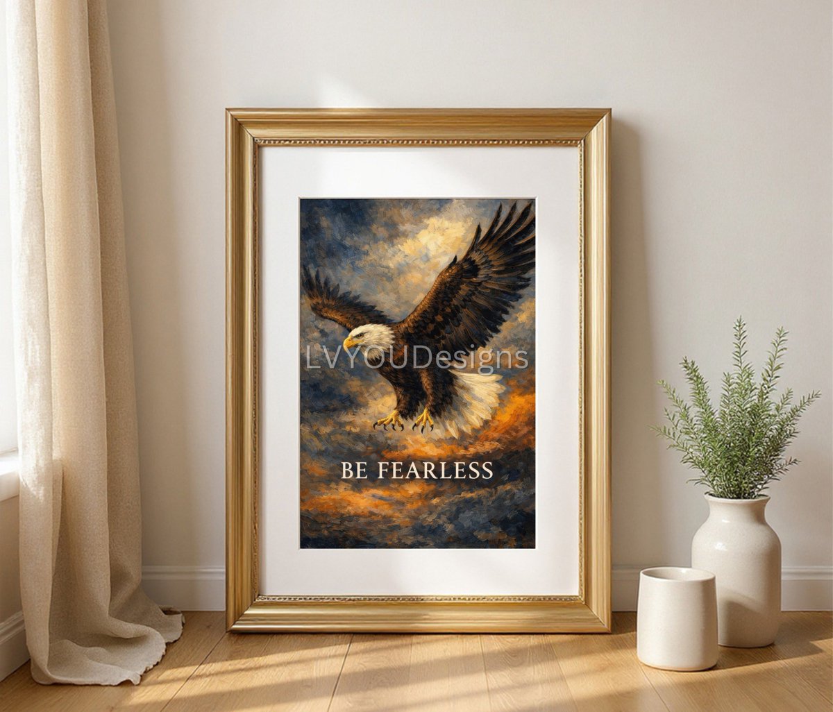 patty_hap's tweet image. Bald eagle wall art with “Be Fearless” quote. A bold motivational poster in dark, moody style—perfect for powerful, modern interiors.

35% OFF – Limited time ⏳
Shop Now 👉 etsy.me/41q4tRP
🔒 Not available as NFT
#MotivationalArt #EagleWallArt #BeFearless