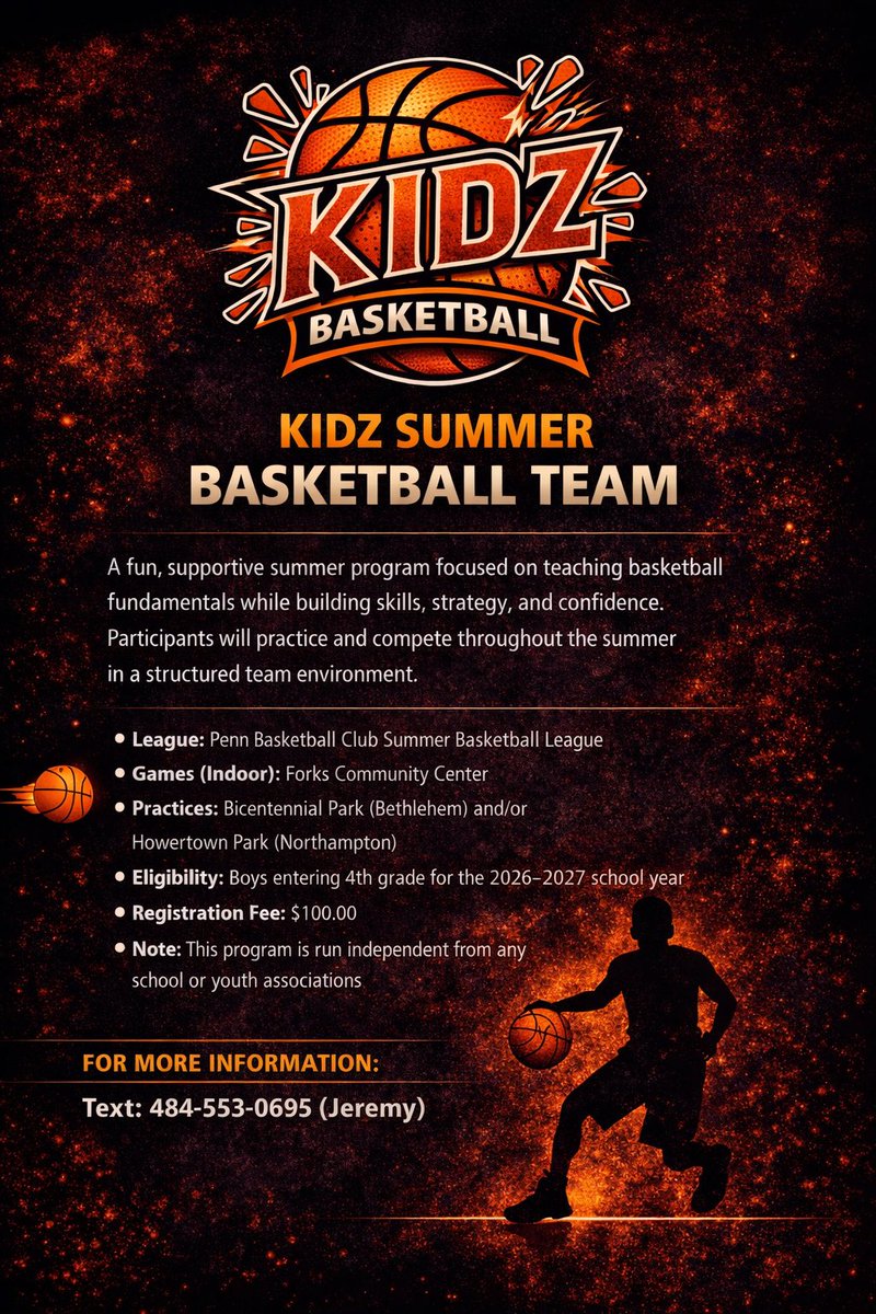 Coach_J16_'s tweet photo. Just 7 spots remaining for the inaugural season of Kidz summer basketball. Register now to secure a spot - ￼ https://t.co/WhkqUQWnDv https://t.co/xczwQWVCdi