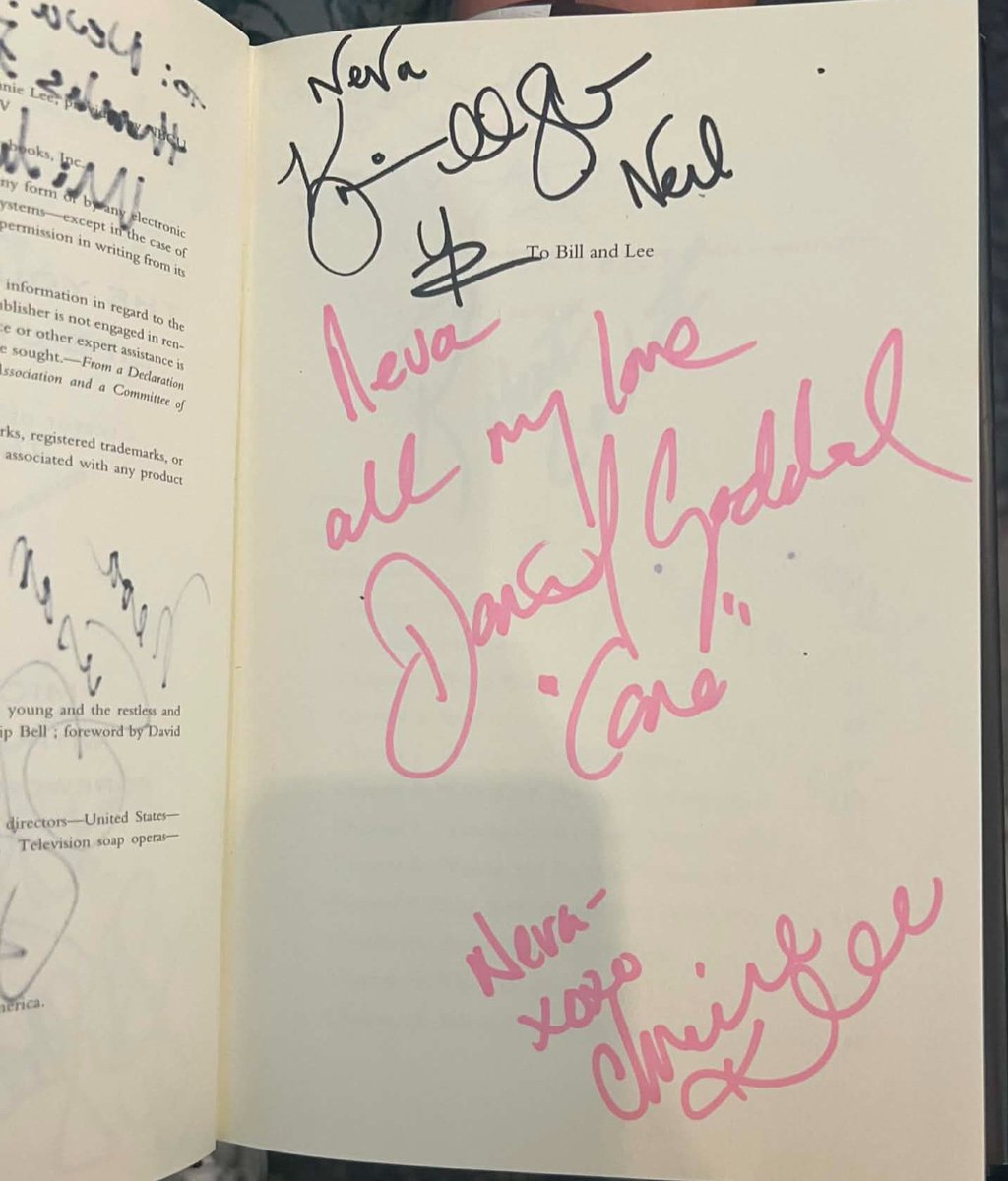 Otalia69's tweet photo. @MsVivicaFox @YandR_CBS @shemarmoore Good morning, beauty...🌞 Welcome back to you and #MrHandsome. Hope you'll be in #GenoaCity for a long time...📺 I'd ↳⊙∇∈ for you both, and Nathan, to autograph my #YR book someday soon...next to Neil, Cane & Lily. Thnx! 🥰 https://t.co/0pK5CvkBJB
