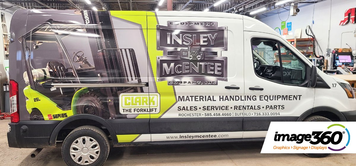 i360Rochester's tweet photo. Insley McEntee Equipment Company is hitting the road in style with their new fleet wrap, designed and installed by Image360 - Rochester, NY. 

https://t.co/wx7sLRLIgH

#signs #rochester #buffalo #brighton #irondequoit #pittsford #fairport #webster #henrietta #image360rochester https://t.co/lIvB9eTYao