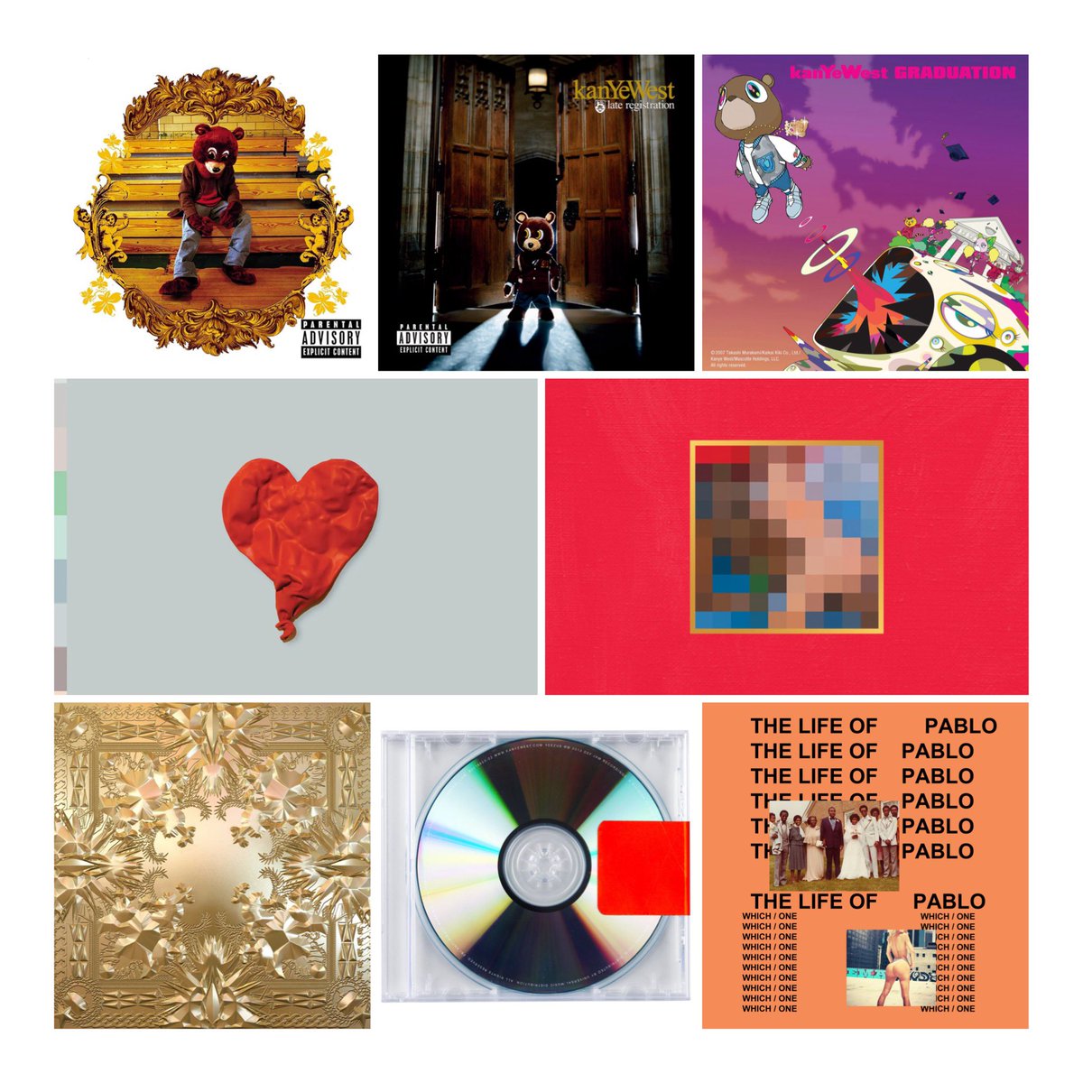 This is the best rush of all Time from a rapper/artist

2004-2016, Kanye made only masterpieces