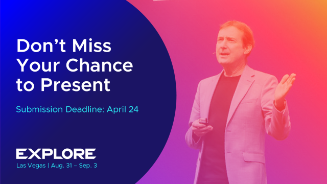 vExpert's tweet image. VMware Explore 2026 Call for Proposals Open – Apply Now! | Now is the time to submit your topic for consideration. Having trouble coming up with a topic you think is relevant? Here are some suggestions. – #vExpert Rodney Barnhardt dy.si/ZFLyjn