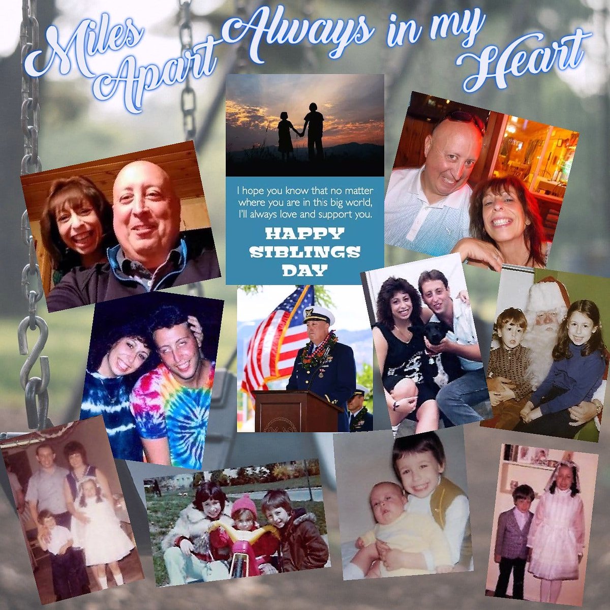 DeneenKrom's tweet photo. #happysiblingsday to my brother Robert 💞
Proud &amp; Blessed to not only have you as my brother, but as one of my best friends too.
Miss you dearly. Hopefully sometime in the near future I will be able to move closer.
Love You 😘  @CWO4RSPEC https://t.co/QIv99EgDA5