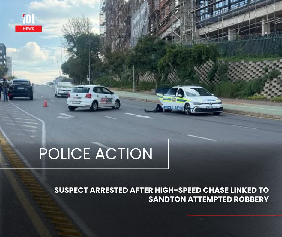 A suspect has been arrested after a dramatic high-speed chase linked to ...