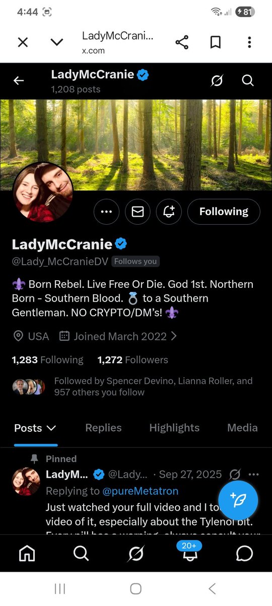 Can we find <a href="/Lady_McCranieDV/">LadyMcCranie</a> some great new accounts to follow back and engage with 
F*R
🇺🇸