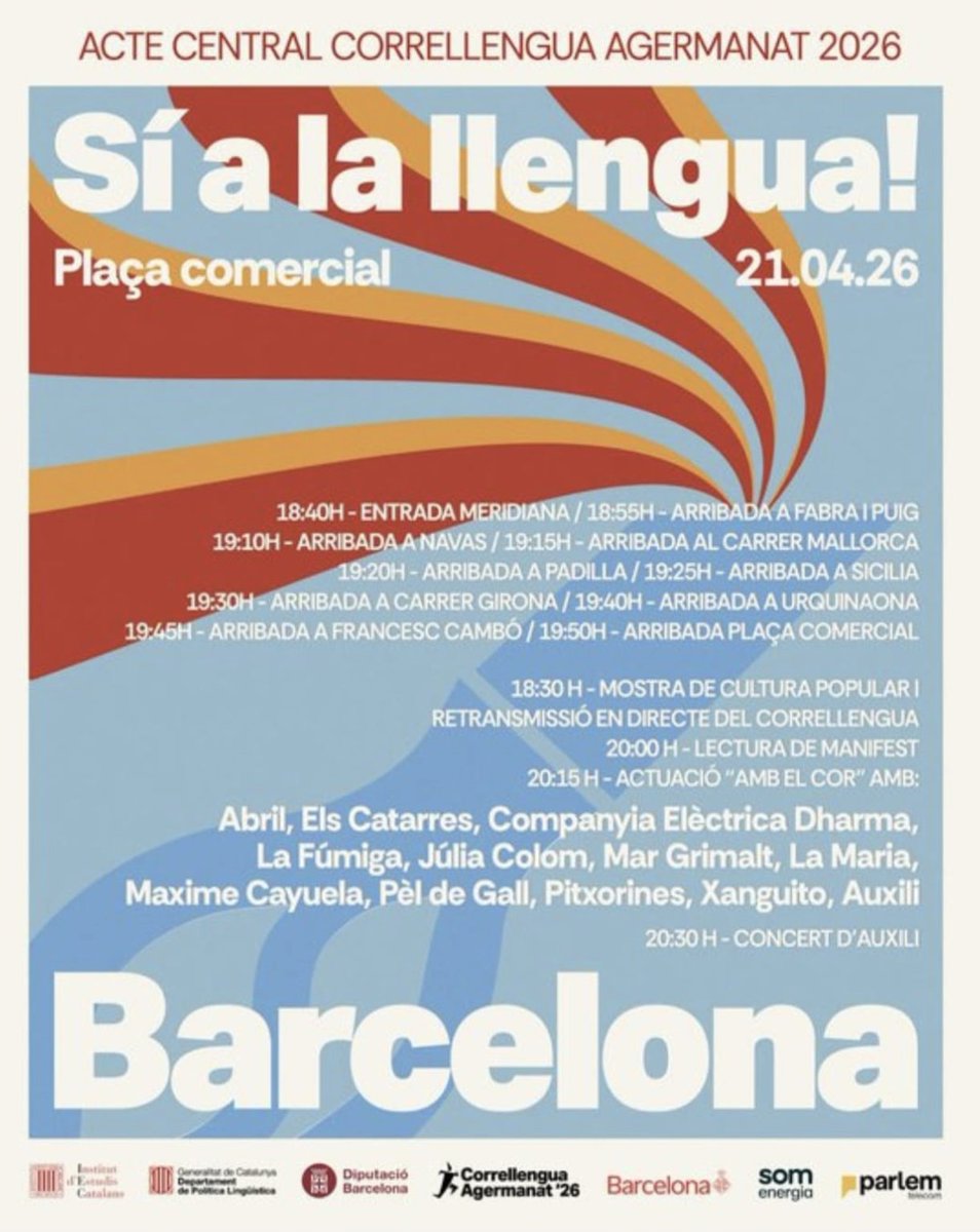 JosepGuia's tweet photo. Córrer per salvar la llengua catalana (ús, unitat, nom...): https://t.co/9JEuJsz20B