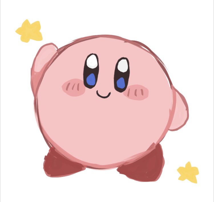 yu_072_'s tweet photo. らくがきカービィ https://t.co/9NbMfBnkvY