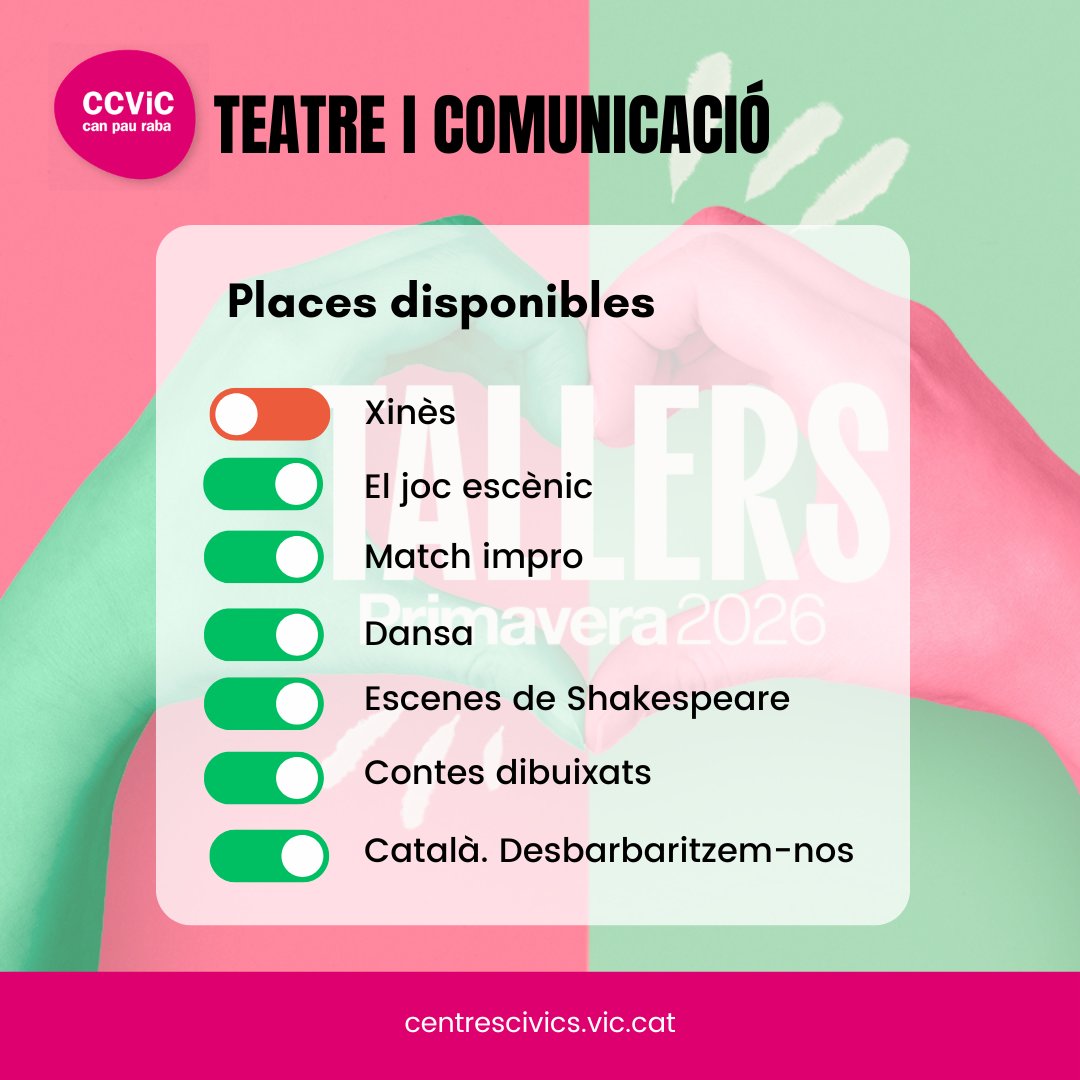 Centres Cívics de Vic (CCVic) tweet media
