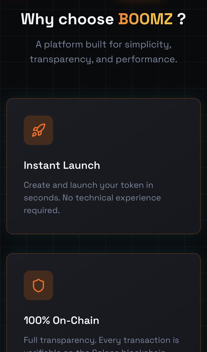 Imagine you have a wild memecoin idea but don’t know how to code or set up liquidity. That was me… until #BOOMZ

It’s a Solana-native launchpad where anyone can create, trade, and grow tokens in seconds. No coding, no upfront liquidity, no manual setup.

Every token starts on a