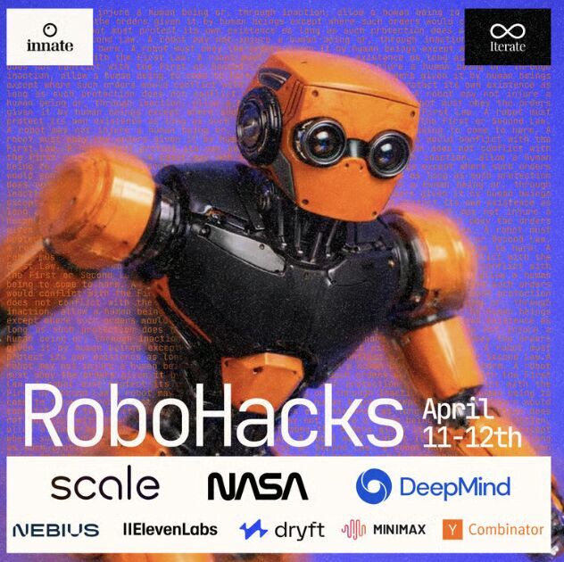 MiniMax_AI's tweet image. Excited to support RoboHacks, @ycombinator's robotics hackathon this Apr 11–12 at SF! 🤖

120 builders. Physical AI. Real robots.

Proud to be the only open model supporting the stack.

🛸RSVP here: luma.com/robohacks-at-YC 

#physicalai #robotics #MARS
