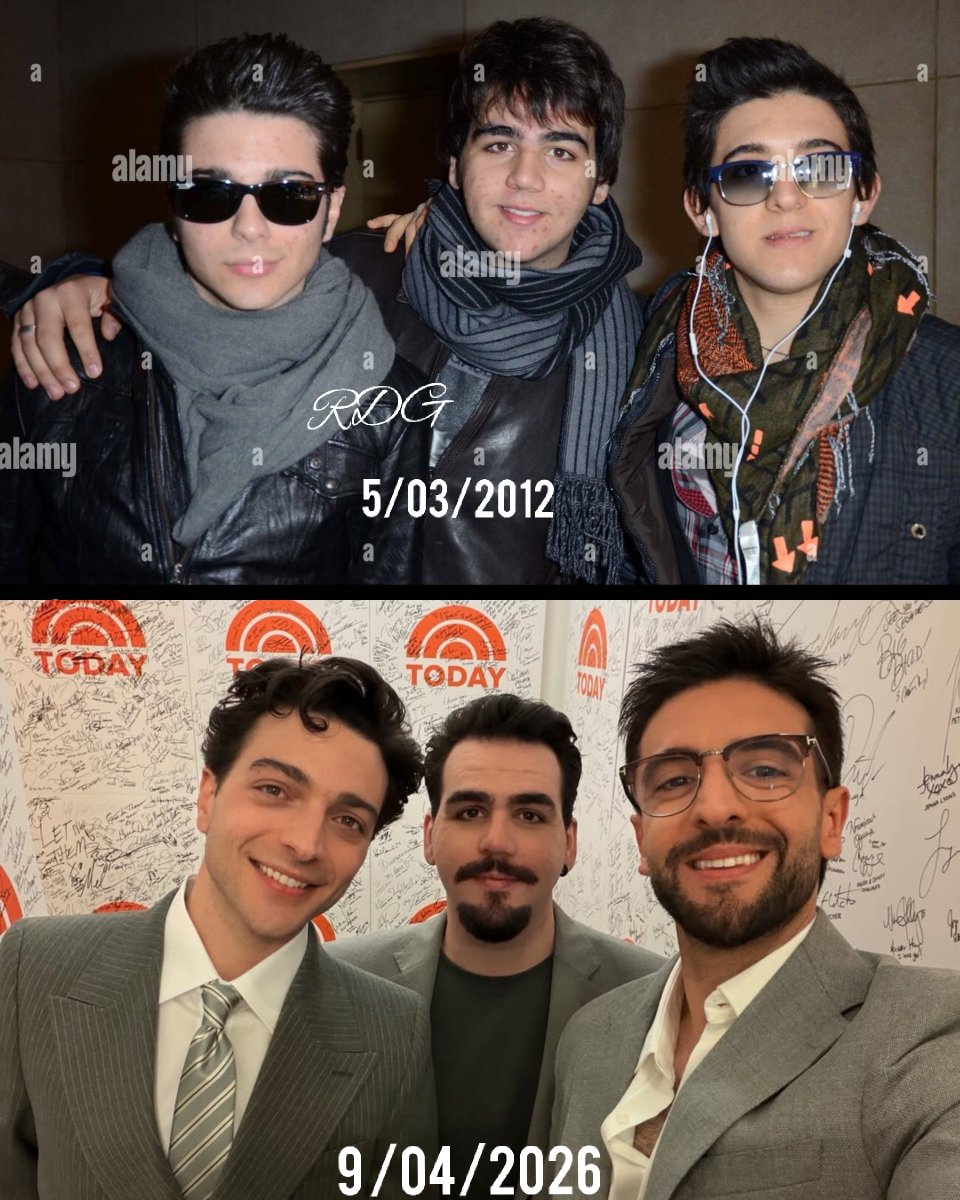schatz40's tweet photo. @ilvolo x @TODAYshow 
Then &amp; Now 

#ilvolo #todayshow https://t.co/E5TRKMFkoV