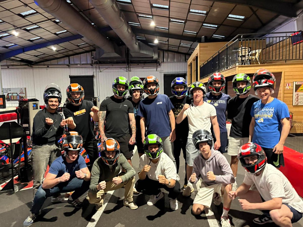 rouenbaseball76's tweet image. 🎯🏎️🎳
Soirée d’intégration des Huskies de Rouen ✅

Laser game, karting, bowling…
Du fun et du collectif 💪

La saison est lancée 🔥

#HuskiesRouen #TeamBuilding #Rouen #Baseball #runwiththepack
