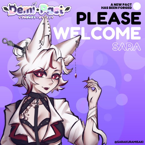 It’s my absolute honor to be one of your next talents here at Demi Pact!! 

This has been a long time coming, and I’m so excited to finally reveal this to you guys!!

I hope I can continue to be the best hybrid assassin there is!! ❤️