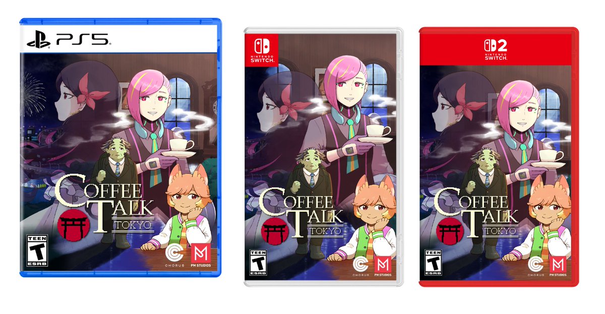 Preorders are live on Coffee Talk Tokyo NSW / NSW 2 (Game On Cart) / PS5 at VGP!

👉tinyurl.com/2u9k3j43

Switch 2: $69.99 / $49.99USD
PS5 / NSW: $49.99 / $34.99USD

- September 4, 2026
- Enjoy Free Shipping when you spend $75 / 55 USD