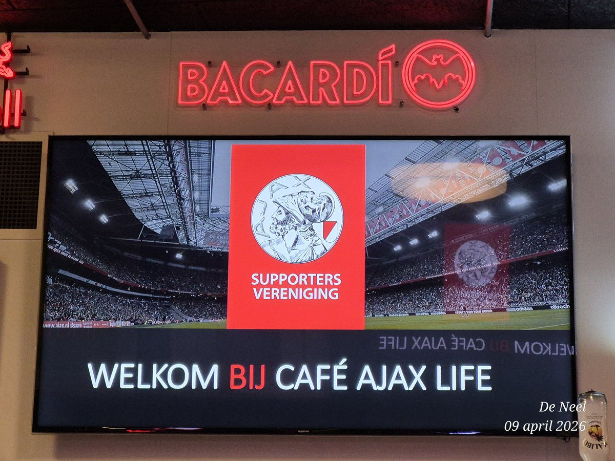 Avondje Café Ajax Life met de 'pubquiz' ... 🍻