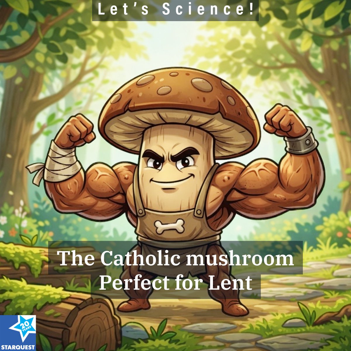 sqpn's tweet image. The team called it "the Catholic mushroom" — a Lenten protein source with the texture of meat and none of the animals. CRISPR may have just solved Friday dinners. #Catholic #Lent #LetsScience
Discussion in replies.