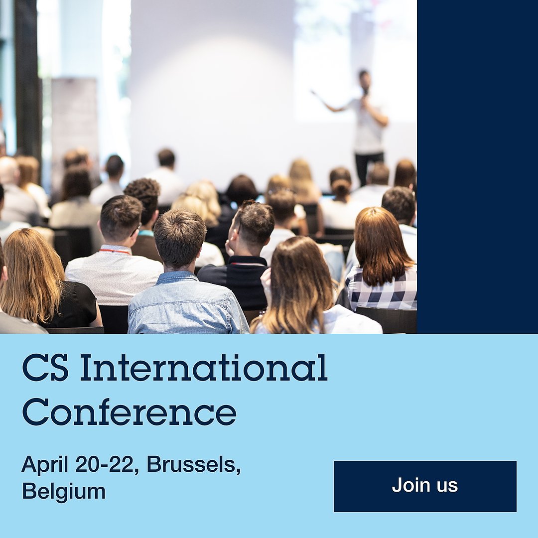 CS International Conference in Brussels is approaching! Join us to ...