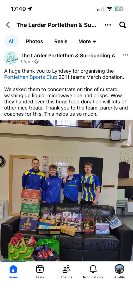 2011Portlethen's tweet photo. It’s not just about the football 💙 https://t.co/ryqpBi6EXb