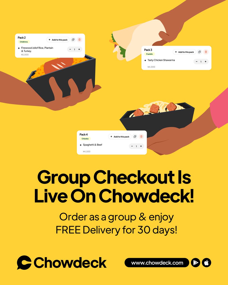 Chowdeck tweet media