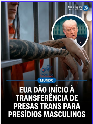 MariaVi19856058's tweet image. A forma correcta de dar esta notícia seria: «Os EUA dão início à transferência de presos doentes mentais que pensam que são mulheres, para presídios masculinos». A comunicação social insiste em mentir e deturpar as notícias para tentar enganar o povo. Mas Isso já não resulta.