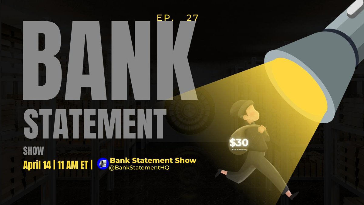 Bank Statement Show tweet media