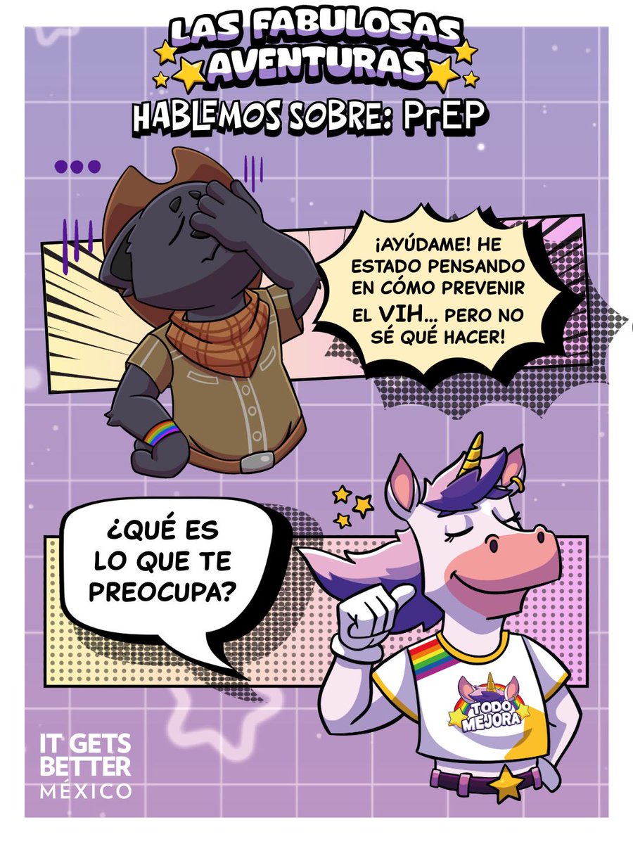 ItGetsBetterMx's tweet image. ¿Sabías que existe una forma muy efectiva de prevenir el VIH antes de una posible exposición? Se llama PrEP 💜
Infórmate, cuídate y decide con libertad. 🌈⭐
#PrEP #SaludSexual 

🎨 @wizardbearg

🔗 itgetsbettermx.org/busca-ayuda/re…