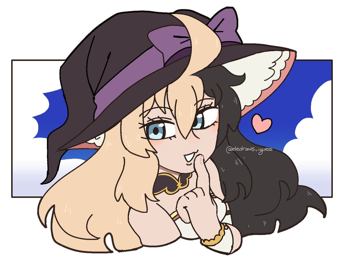 eleotaku_iguess's tweet photo. I was having fun with it so I did a fanart for @SpellyDoesArt with the same style

#spellistry https://t.co/FjsWUq60u4