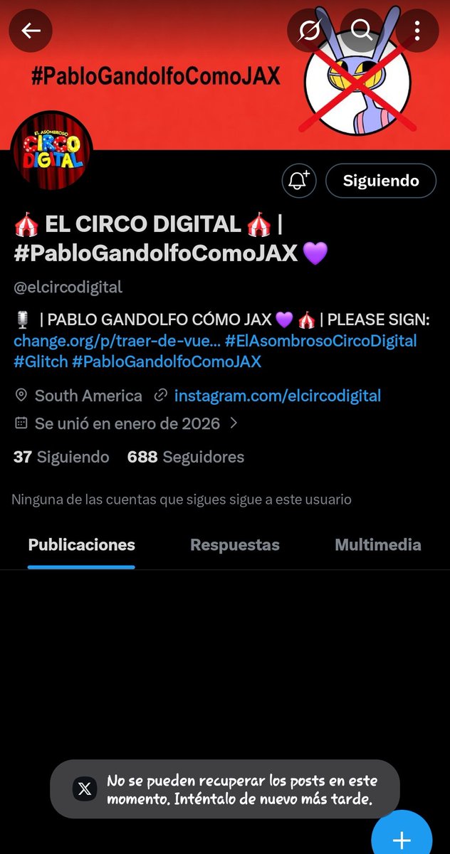 🎭 SOPHIE 🎭 #PabloGandolfoComoJAX tweet media