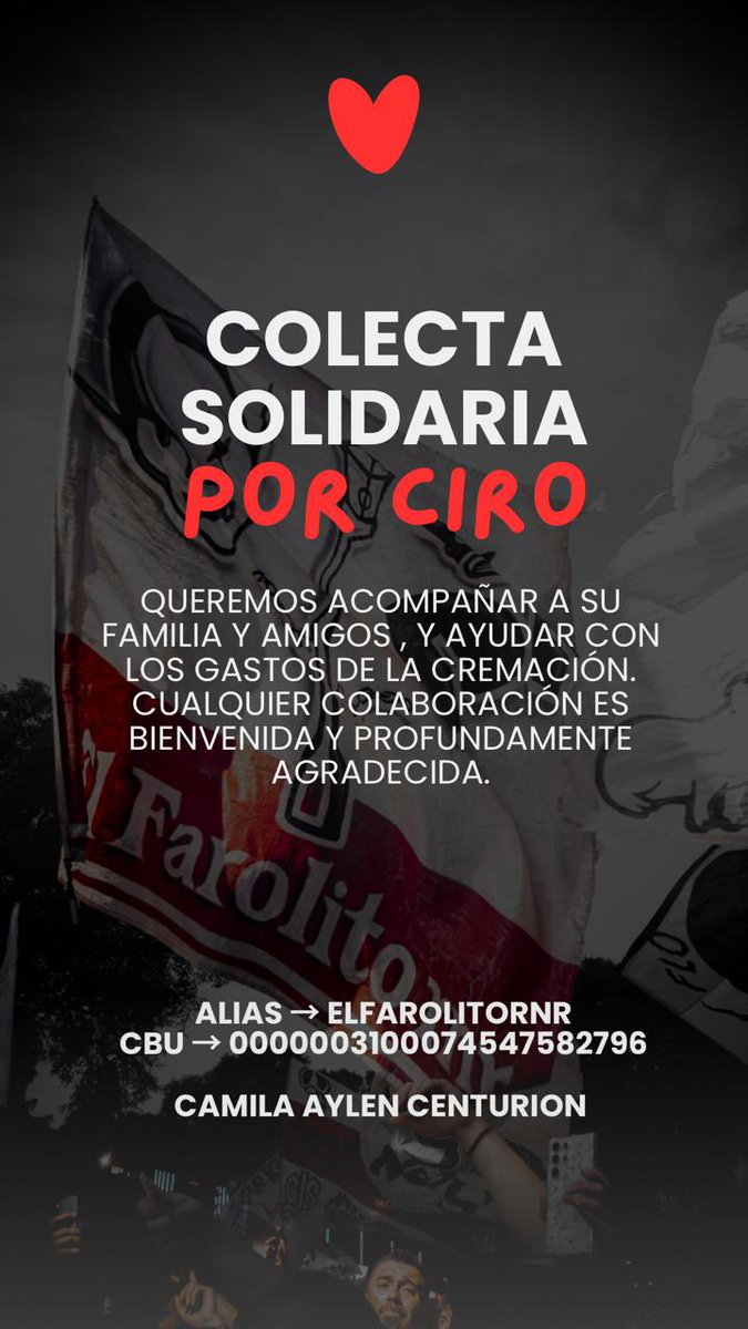 GoicocheaCami's tweet photo. Hola. Necesitamos ayuda para un gran amigo. Les agradecería muchísimo si lo pueden difundir! 
Gracias 🙌🏼 https://t.co/BYCIoXkZfv