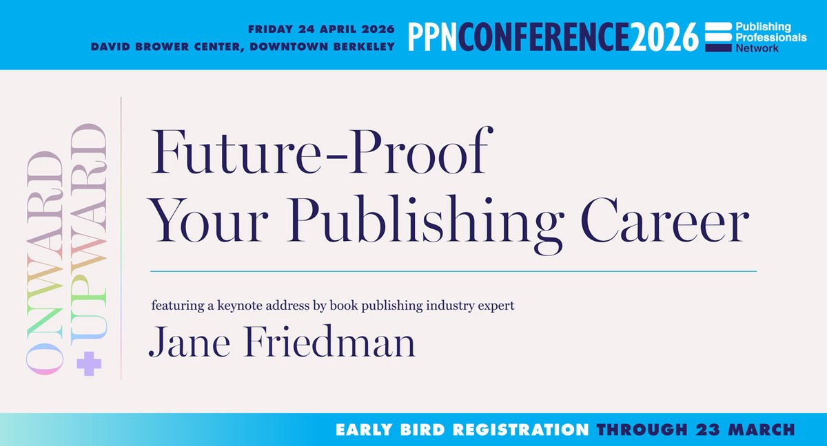 Registration ends tomorrow! If you're still on the fence, check out these 3 great sessions:

– AI &amp; Publishing: What it Means for Your Career and the Industry at Large 
– Data-Driven Decision-Making 
– Conflict Resolution

Save your spot today at tinyurl.com/PPN26!