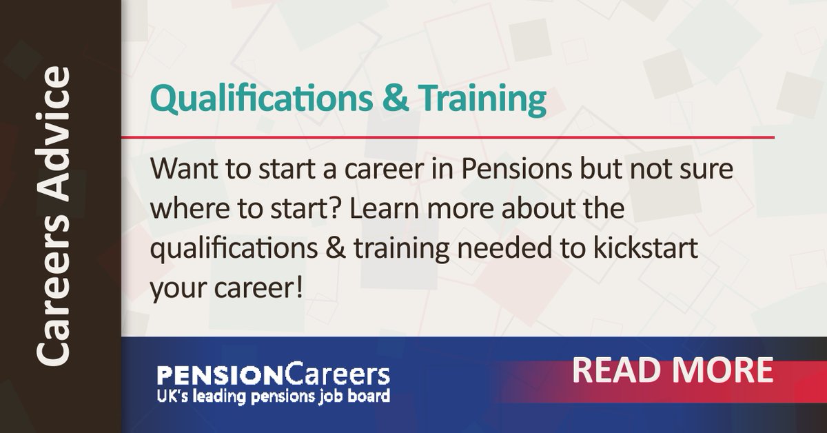 PMIPensionsJobs's tweet photo. Want to start a career in Pensions but not sure where to start? Learn more about the qualifications &amp; training needed to kickstart your career!

Read here: https://t.co/niUiqAJUSI

#PensionCareers https://t.co/BfFIG9URke