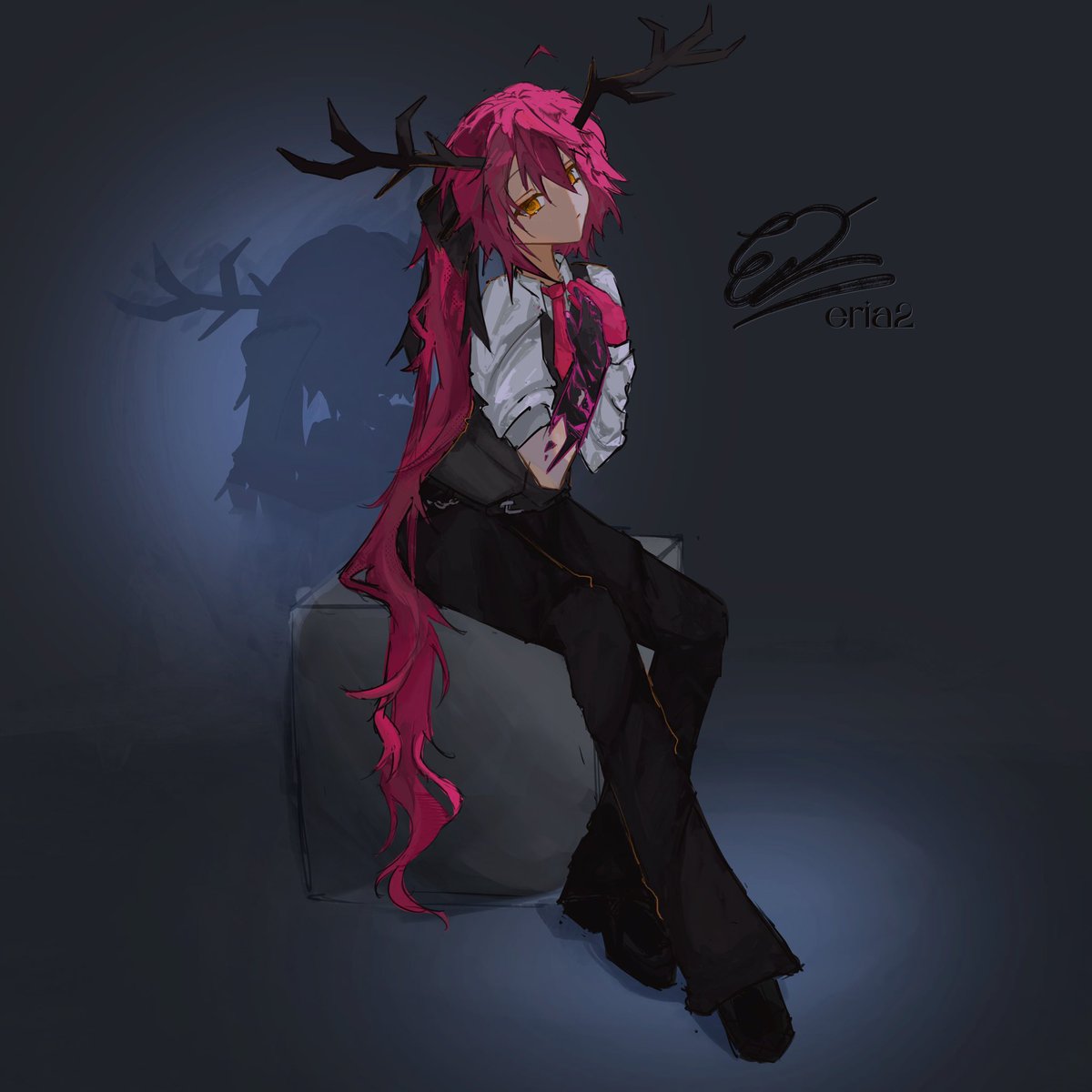 eriatwo's tweet image. hi hello #boomiefanart sorry got lay on the bg iwl ref in cmts