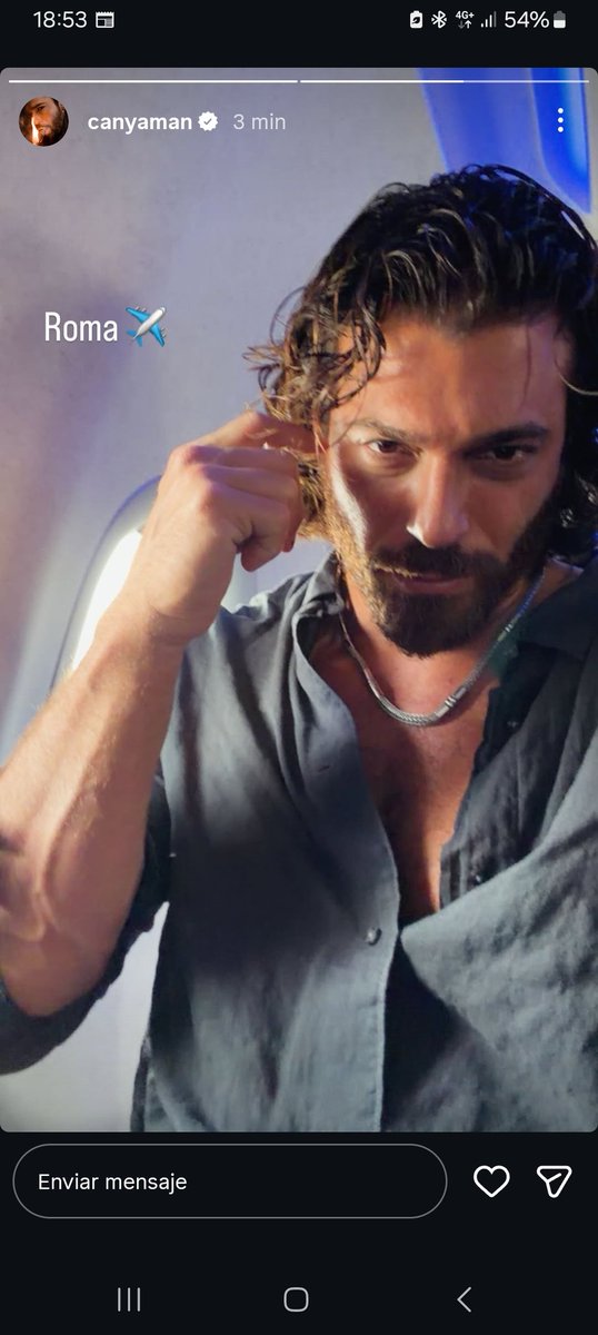 Volvemos a Roma!!! #CanYaman 
😍❤️ me da a mi que este vuelo de Madrid-Roma y Roma- Madrid  va a estar muy solicitado!!!!!😍🤣