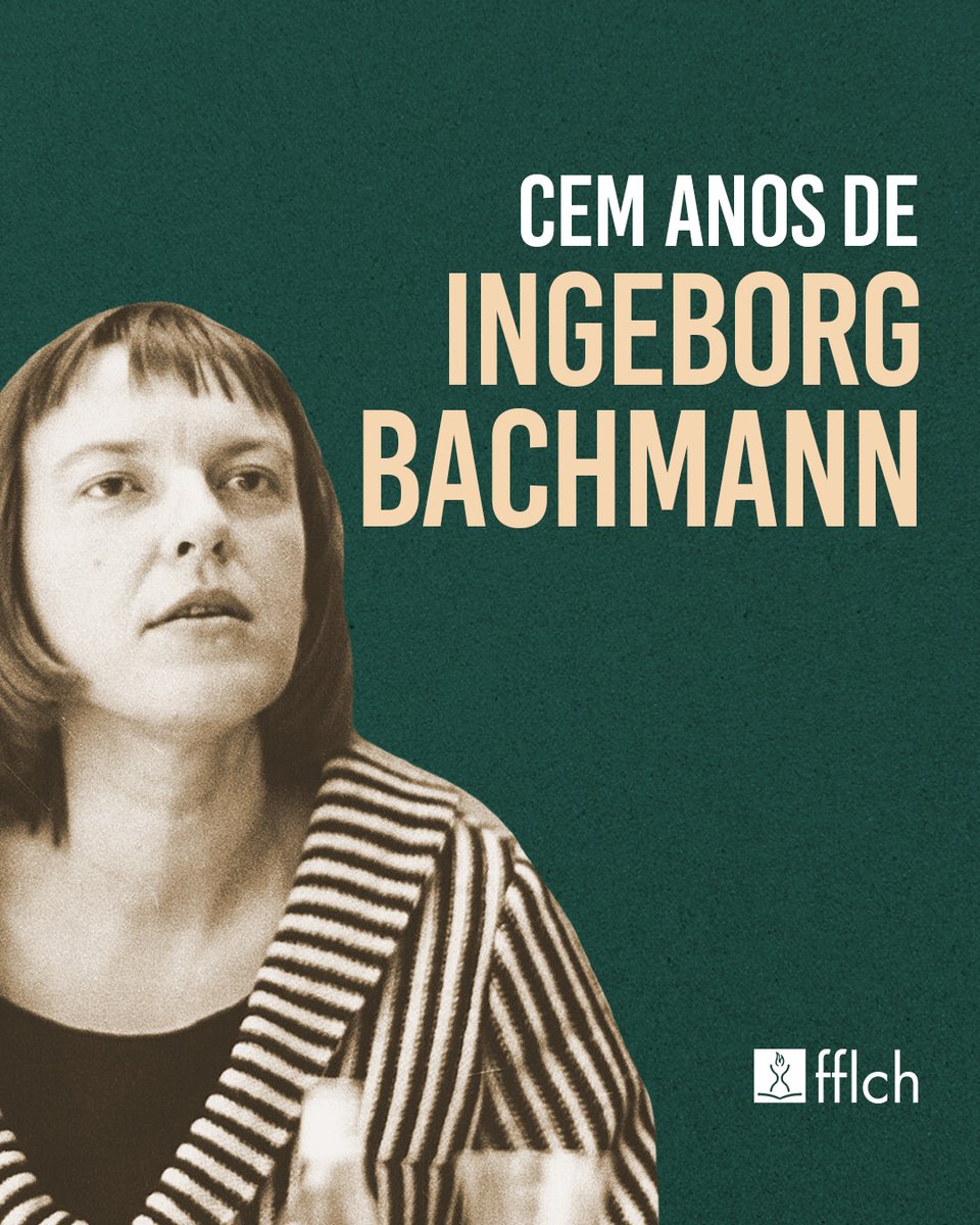 uspfflch's tweet photo. No dia 15 de abril, às 19h, acontecerá o evento "Cem anos de Ingeborg Bachmann".

O evento será na sala 14, do Instituto Goethe.

Para mais informações, acesse: https://t.co/0weNkEjLxw https://t.co/hMVdRYK042