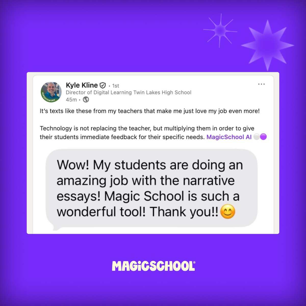 MagicSchool AI 💜 🪄✨ tweet media