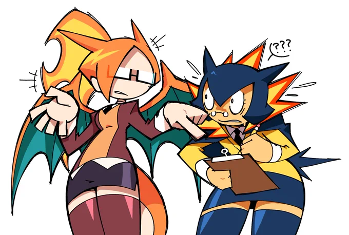 Jenny and Pencil (Cobblemon gijinkas)