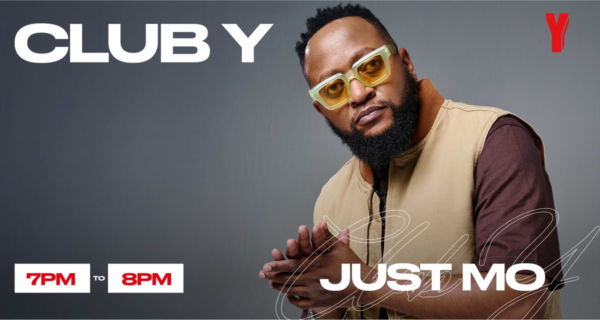 Yfm's tweet image. The pre-weekend party starts at #ClubY, catch @JustMo_DJ with banger after banger from  7pm to 8pm #YWorld.
Powered by @SmirnoffSA.