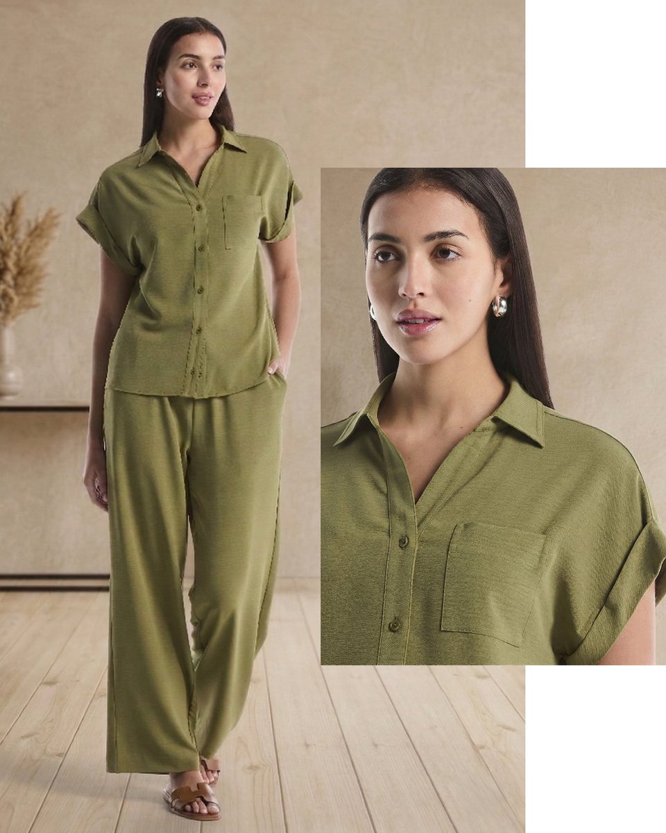 Grab it. Wear it. Own the room. The Washer Crepe set is doing ALL the work. ✨✨ #RafaellaStyle