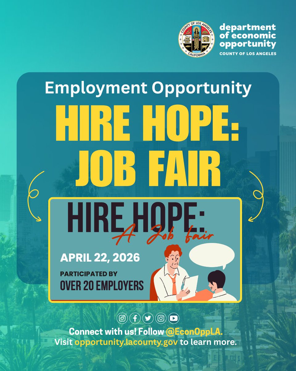 LA County Department of Economic Opportunity (DEO) tweet media