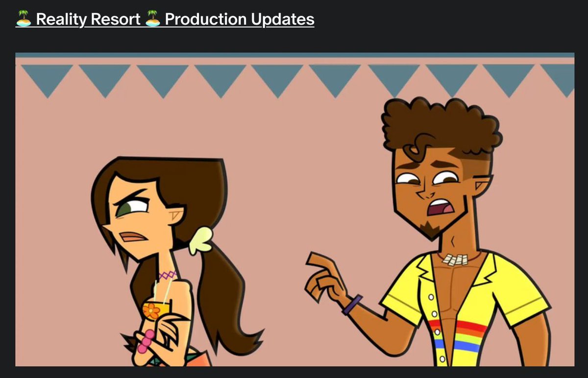 🏝 Check out the most recent #RealityResort newsletter on our Patreon (they're free)! We share weekly production updates, sneak peeks at future episodes, community shoutouts and a few surprises along the way.

🔗 Link: patreon.com/posts/reality-… 

⭐️ Work on Episode 12 continues. If