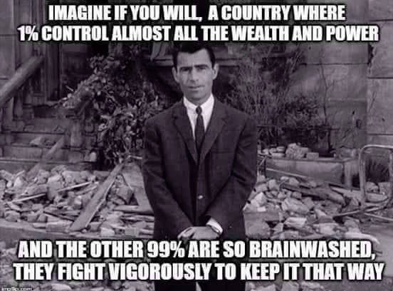 ThriveMovement's tweet image. The sad truth about the United States today is that people would rather fight each other over breadcrumbs rather than take on the 1% that hoards the entire loaf. Find a better way at freetothrive.com 

#thrive #freedom #voluntaryism #libertarianism #agorism
