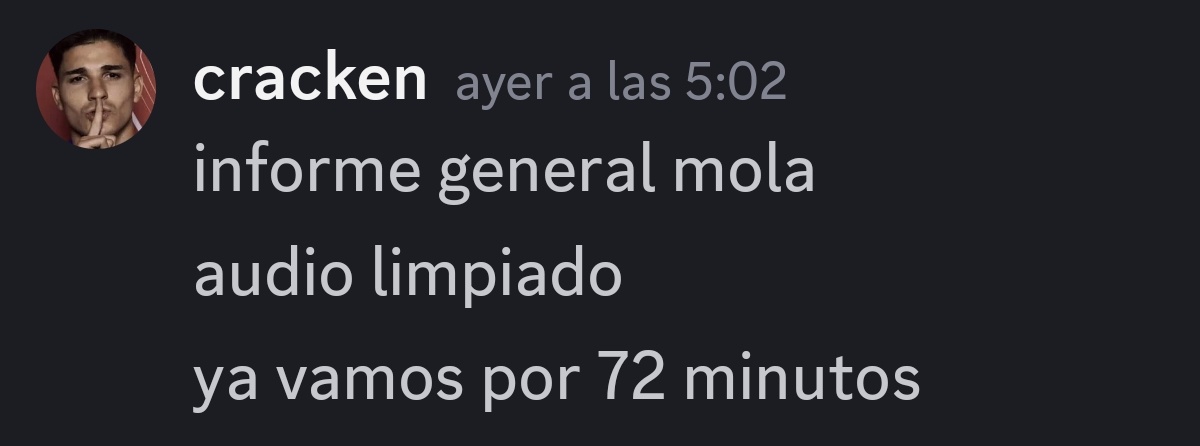 Bueno, de momento aquí seguimos cocinando. 

72 minutos... Y sólo es la mitad.

Va a ser un vídeo muuy largo xd